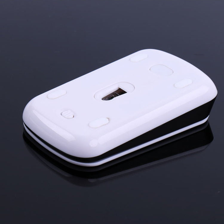 TM-825 2.4GHz 1200 DPI Wireless Touch Scroll Optical Mouse สำหรับแล็ปท็อปเดสก์ท็อป Mac (สีขาว)