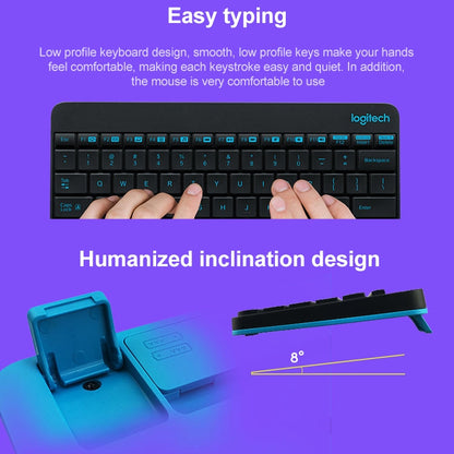ชุดเมาส์คีย์บอร์ดไร้สาย Logitech MK245 Nano