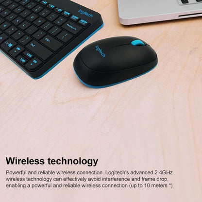 ชุดเมาส์คีย์บอร์ดไร้สาย Logitech MK245 Nano