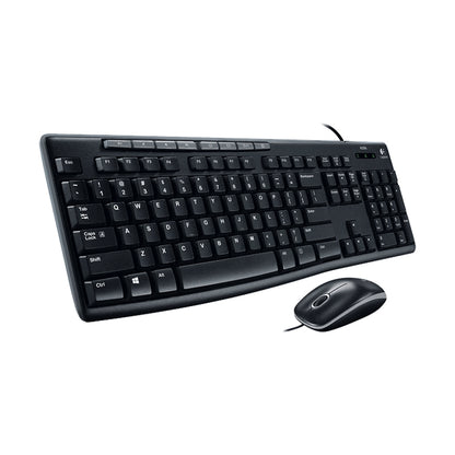 ชุดเมาส์คีย์บอร์ดแบบมีสาย Logitech MK200