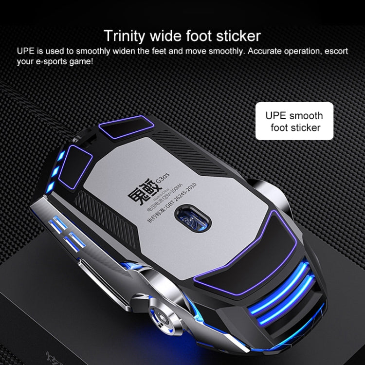 YINDIAO 3200DPI 4 โหมดปรับ 7 ปุ่ม RGB Light Wired Gaming เมาส์กล, สไตล์: เวอร์ชันเสียง, Style: Audio Version
