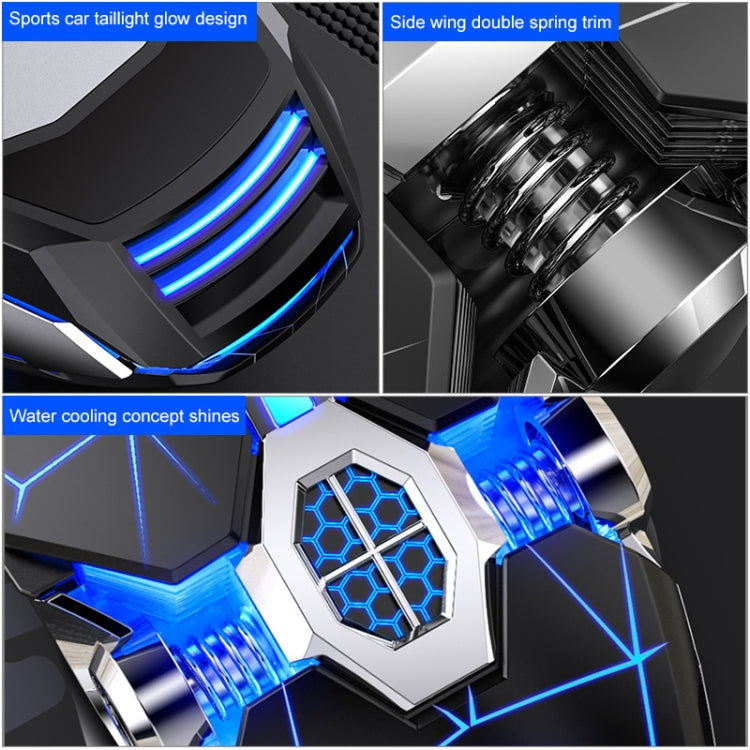 YINDIAO 3200DPI 4 โหมดปรับ 7 ปุ่ม RGB Light Wired Gaming เมาส์กล, สไตล์: เวอร์ชันเสียง, Style: Audio Version
