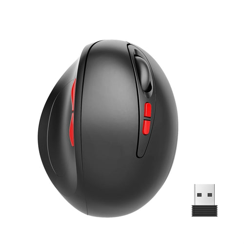 HXSJ T33 2.4GHz เมาส์โน้ตบุ๊คไร้สายตามหลักสรีรศาสตร์