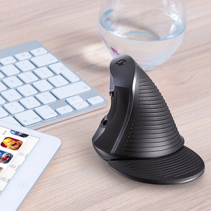 DELUX M618GX เมาส์แนวตั้งตามหลักสรีรศาสตร์ไร้สาย 1600DPI Optical Mouse, M618GX