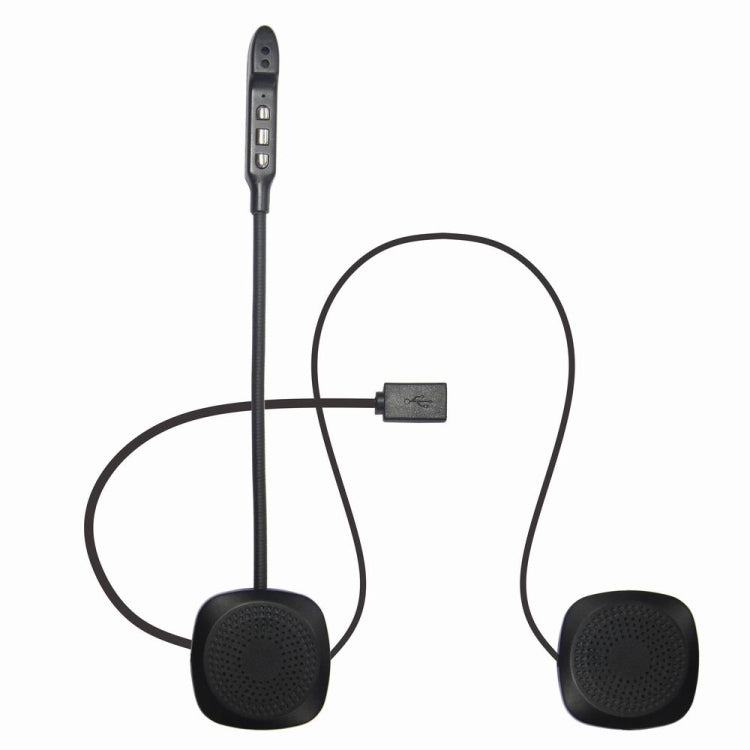 T2 Bluetooth V5.0 ชุดหูฟังติดหมวกกันน็อค 5V สำหรับการขับขี่รถจักรยานยนต์พร้อมไมโครโฟนป้องกันการรบกวน