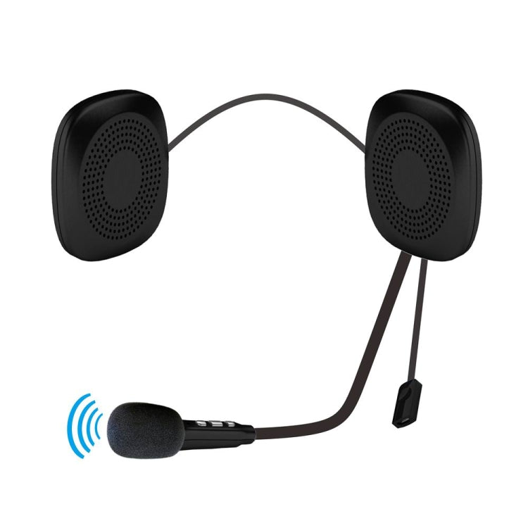 T2 Bluetooth V5.0 ชุดหูฟังติดหมวกกันน็อค 5V สำหรับการขับขี่รถจักรยานยนต์พร้อมไมโครโฟนป้องกันการรบกวน