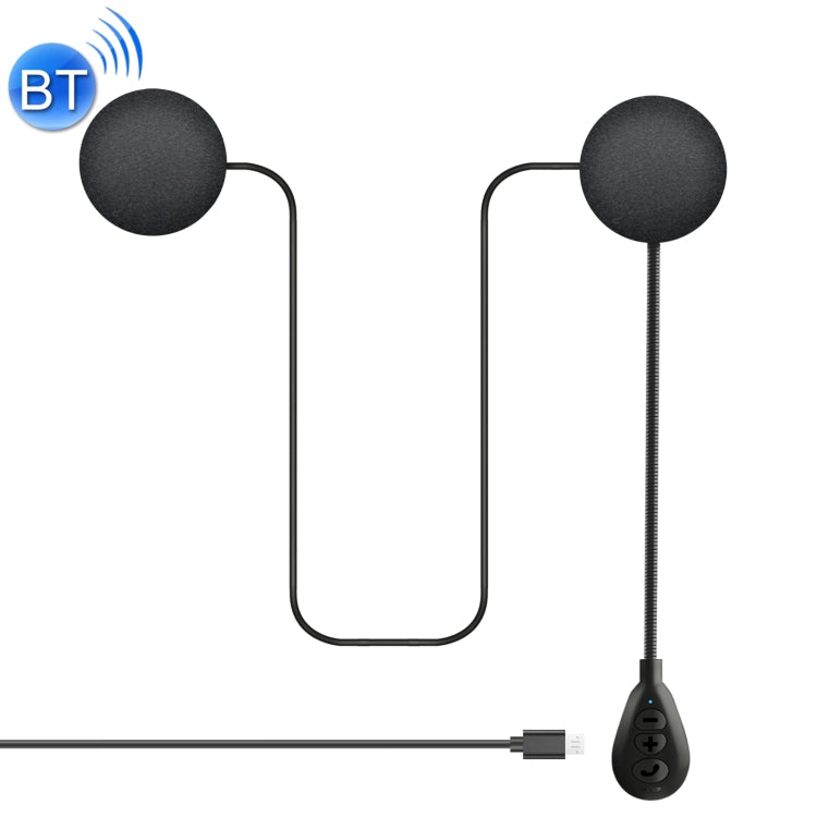 T6 หมวกกันน็อคมอเตอร์ไซค์ Bluetooth V5.0 ชุดหูฟัง, T6