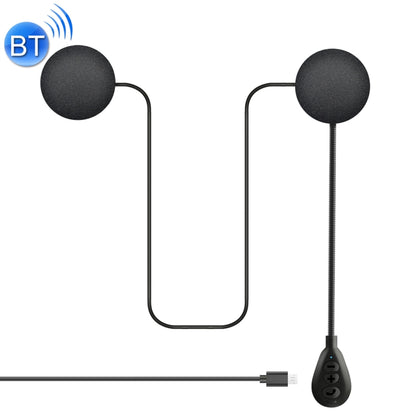 T6 หมวกกันน็อคมอเตอร์ไซค์ Bluetooth V5.0 ชุดหูฟัง, T6