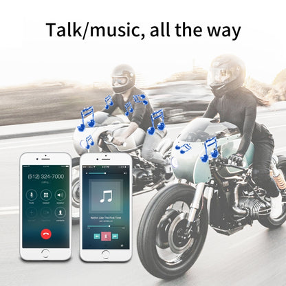 T6 หมวกกันน็อคมอเตอร์ไซค์ Bluetooth V5.0 ชุดหูฟัง, T6