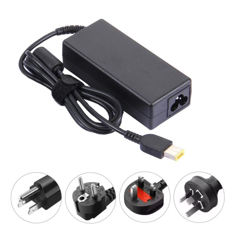 20V 3.25A 65W Big Square (First Generation) แล็ปท็อปโน้ตบุ๊ค Power Adapter Universal Charger พร้อมสายไฟ, X1 Carbon 2018/2017 & Yoga 2018/2017