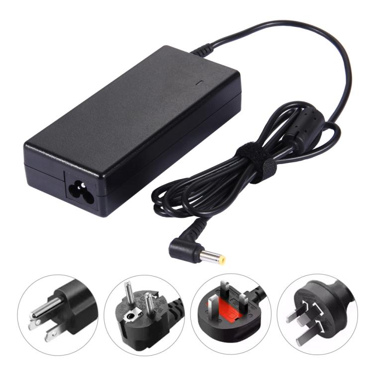 20V 4.5A 90W 5.5x2.5 มม.แล็ปท็อปโน้ตบุ๊ค Power Adapter Universal Charger พร้อมสายไฟสำหรับ Lenovo Y460 / Y470 / G470 / G480