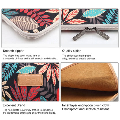 Lisen 10 นิ้วเคสแขนสีสันสดใสกระเป๋าเอกสารซิปสำหรับ iPad Air 2, iPad Air, iPad 4, iPad ใหม่, Galaxy Tab A 10.1, Lenovo Yoga 10.1 นิ้ว, Microsoft Surface Pro 10.6, 10 นิ้วและต่ำกว่าแล็ปท็อป/แท็บเล็ต, 10 inch