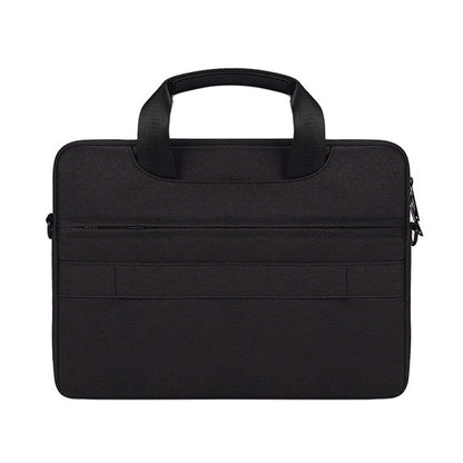 DJ08 กระเป๋าแล็ปท็อปกันน้ำผ้า Oxford สำหรับแล็ปท็อปขนาด 15.6 นิ้วพร้อมที่จับแบบปกปิดและสายรัดกระเป๋าเดินทางและสายสะพายไหล่ปรับได้, For 15.6 inch, 15.6 inch