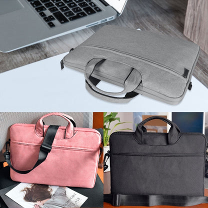 ST01S ผ้า Oxford กันน้ำซ่อนสายคล้องแบบพกพากระเป๋าถือไหล่เดียวสำหรับแล็ปท็อปขนาด 14.1 นิ้ว, ST01S 14.1 inch Black, ST01S 14.1 inch Pink, ST01S 14.1 inch Light Grey, ST01S 14.1 inch Dark Gray, ST01S 14.1 inch Navy Blue