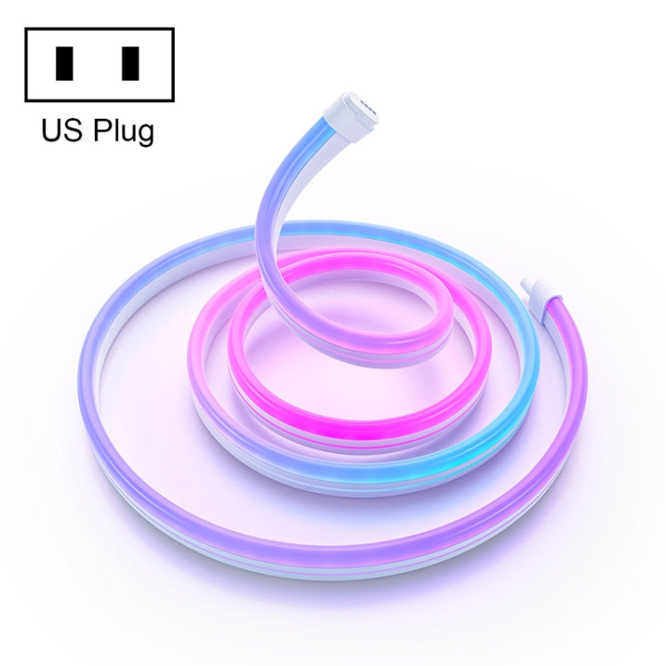 Xiaomi Mijia 2m แถบแสง RGB แบบซิงโครไนซ์แบบซิงโครไนซ์, ปลั๊ก US, 2m Light Strip