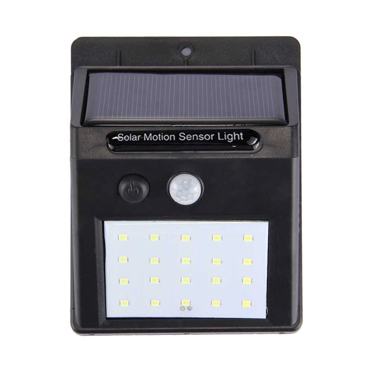 ไฟ LED 20 ดวงสำหรับลานบ้าน / สวน / บ้าน / ถนนรถแล่น / บันได / ผนังด้านนอก, 20 LEDs White Light