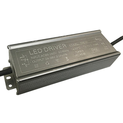 อะแดปเตอร์ไดร์เวอร์ LED 10W AC 85-265V ถึง DC 24-38V IP65 กันน้ำ, 10W