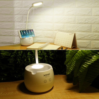 ไฟ LED 28 ดวงออกแบบแหวนกลวงคอห่านแบบยืดหยุ่นไฟป้องกันดวงตาพร้อมที่ใส่ปากกา / ฟังก์ชั่นไฟกลางคืนขนาดเล็ก, TGX-772