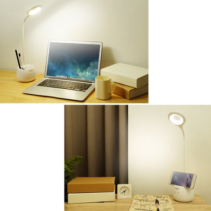 ไฟ LED 28 ดวงออกแบบแหวนกลวงคอห่านแบบยืดหยุ่นไฟป้องกันดวงตาพร้อมที่ใส่ปากกา / ฟังก์ชั่นไฟกลางคืนขนาดเล็ก, TGX-772