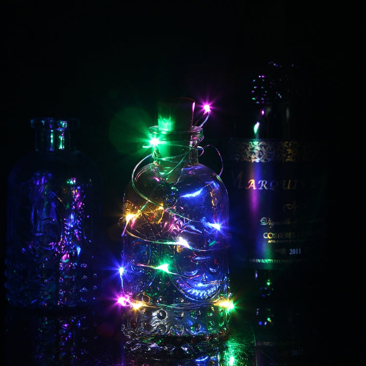 1 ม. 10 ไฟ LED SMD 0603 พลังงานแสงอาทิตย์ลวดทองแดงสายไฟโคมไฟนางฟ้าไฟตกแต่ง, 1m Colorful Light