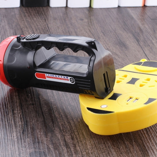 5W 9 LEDs ไฟฉาย LED ที่แข็งแกร่งแบบชาร์จไฟได้ 2 โหมดไฟฉายกลางแจ้ง