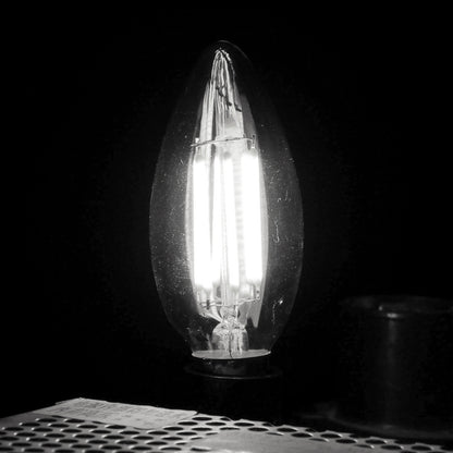 ไฟ LED 6 ดวง 450 LM หลอดประหยัดไฟสไตล์เรโทรสำหรับโถงทางเดิน ไฟ AC 220V, Apiciform E14 6W 220V White Light