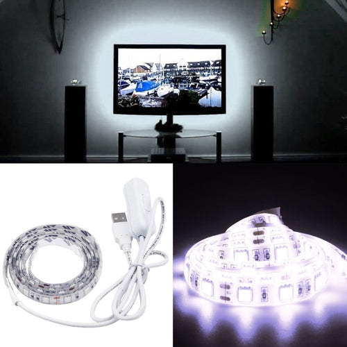 อีพ็อกซี่กันน้ำ IP65 30 LED 5050 SMD พร้อมสายสวิตช์ขยาย 1 ม. กว้าง: 10 มม.