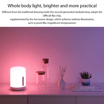 Original Xiaomi Mijia โคมไฟข้างเตียง 2 LED Night Light Touch & การควบคุมแอปอัจฉริยะ, Bedside Lamp