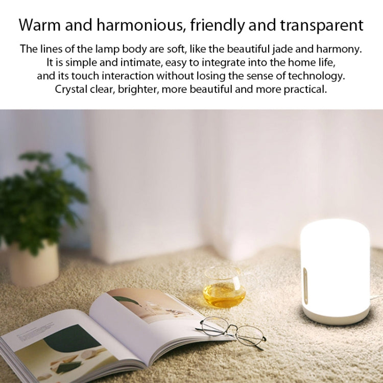 Original Xiaomi Mijia โคมไฟข้างเตียง 2 LED Night Light Touch & การควบคุมแอปอัจฉริยะ, Bedside Lamp