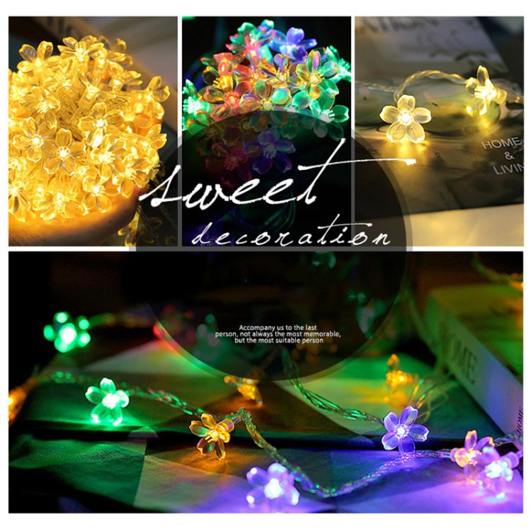 ไฟ LED 3 เมตร 20 ดวง Cherry Blossom Holiday ใช้พลังงานจากแบตเตอรี่, 3m Colorful Light, 3m Warm White Light