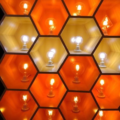 G95 E27 4W 4 LEDs 450 LM 3000K Retro Dimming LED Filament หลอดไฟประหยัดพลังงาน, AC 220V, G95 4W Warm White