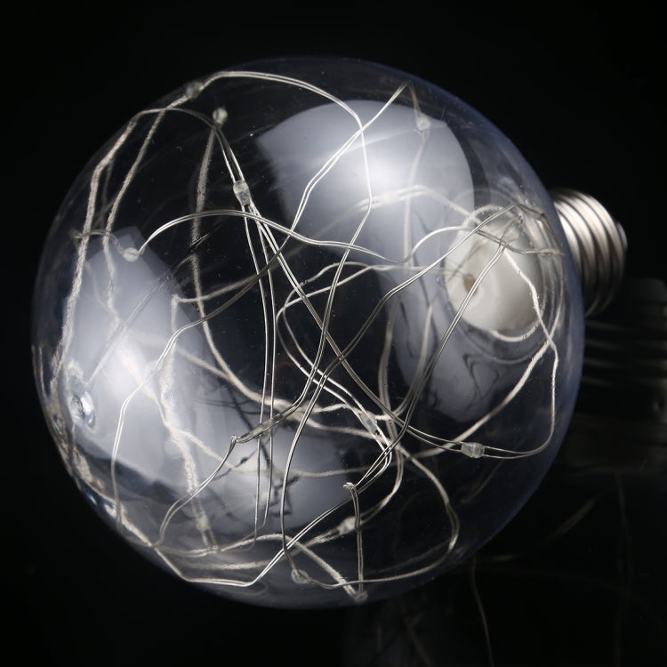 G95 E27 3W 80 LM เส้นใย Retro Fairy LED String Light Bulb, AC 220V