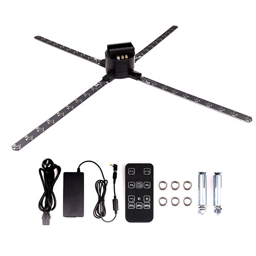 Dsee-65H ป้ายโฆษณาแสดงผลอัจฉริยะโฮโลแกรม 3 มิติ การควบคุมแอป WiFi ความละเอียดจอแสดงผล: 720 x 720 พิกเซล เส้นผ่านศูนย์กลาง: 65 ซม., Dsee-65H