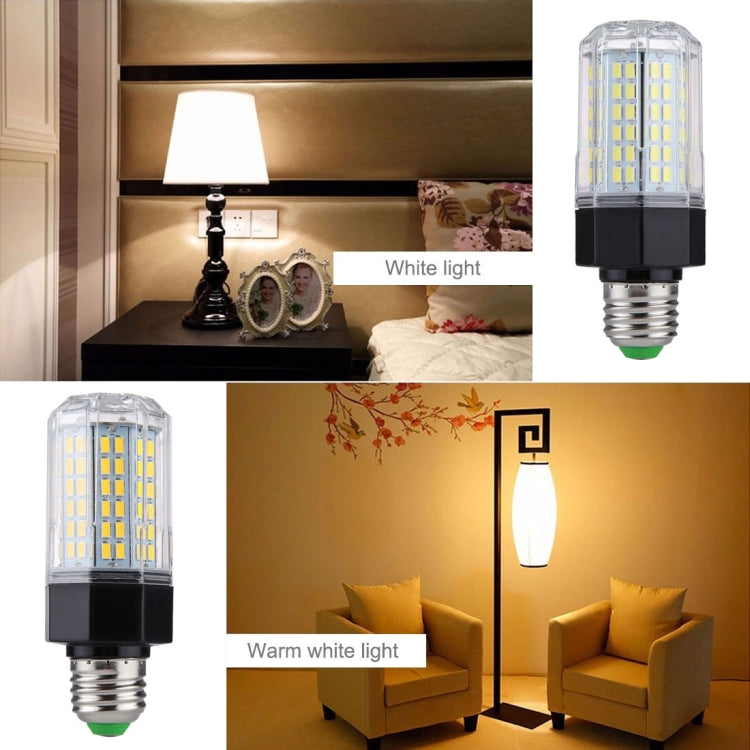 หลอดประหยัดไฟ SMD 5730 AC 110-265V, E27 112 LEDs White Light, E27 112 LEDs Warm White