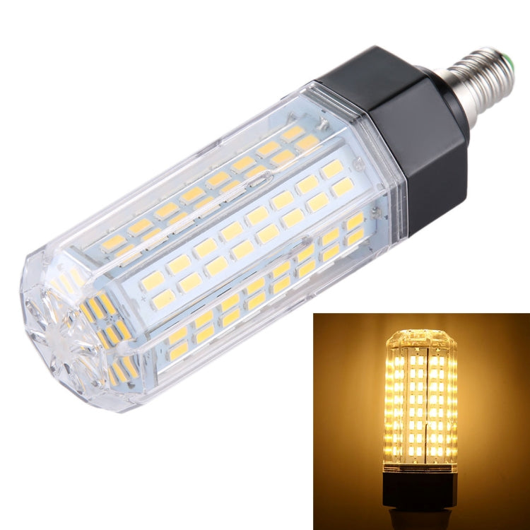 หลอดประหยัดไฟ SMD 5730 AC 110-265V, E14 144 LEDs White Light, E14 144 LEDs Warm White