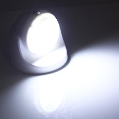 ไฟ LED 9 ดวง 240 LM 6000K เซ็นเซอร์ตรวจจับการเคลื่อนไหวไร้สายหมุนได้ 360 องศาไฟตู้เสื้อผ้า / ไฟกลางคืน / โคมไฟติดผนังสำหรับห้องนอนห้องนั่งเล่นห้องน้ำทางเดิน