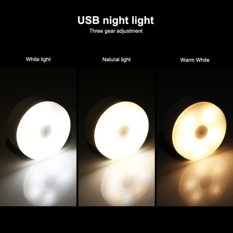 ไฟกลางคืน LED แบบชาร์จไฟ USB 3 สี, 3-color