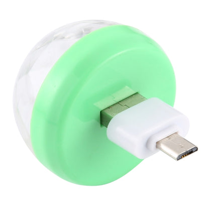 4W RGB USB LED Crystal Magic Ball ไฟเวทีพร้อมอะแดปเตอร์ Micro USB, with Micro USB Adapter