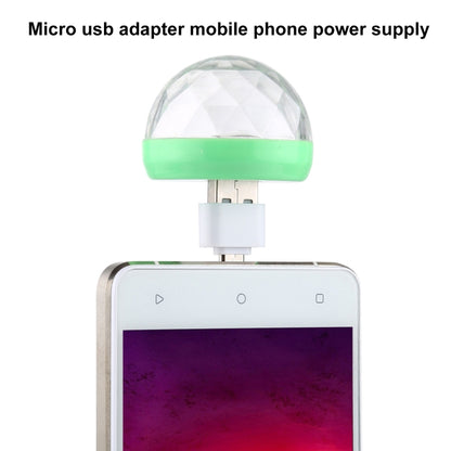 4W RGB USB LED Crystal Magic Ball ไฟเวทีพร้อมอะแดปเตอร์ Micro USB, with Micro USB Adapter