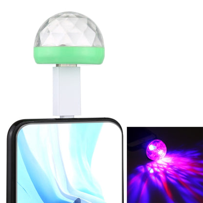 4W RGB USB LED Crystal Magic Ball ไฟเวทีพร้อมอะแดปเตอร์ 8 พิน, with 8 Pin Adapter