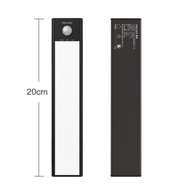 20 ซม.Original Xiaomi Youpin YEELIGHT LED สมาร์ท Motion Sensor Light Bar ชาร์จตู้เสื้อผ้าตู้ Corridor โคมไฟติดผนัง, 20cm