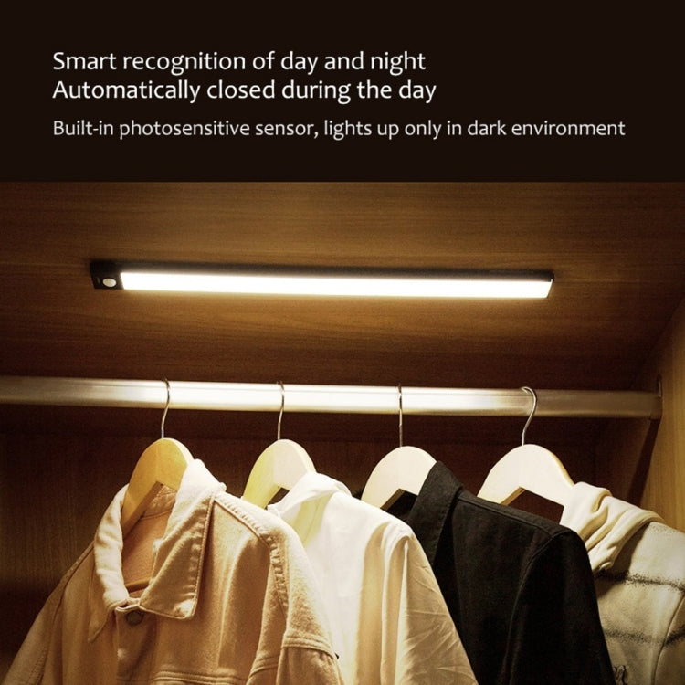 20 ซม.Original Xiaomi Youpin YEELIGHT LED สมาร์ท Motion Sensor Light Bar ชาร์จตู้เสื้อผ้าตู้ Corridor โคมไฟติดผนัง, 20cm
