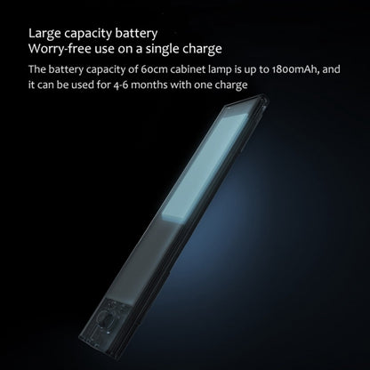 20 ซม.Original Xiaomi Youpin YEELIGHT LED สมาร์ท Motion Sensor Light Bar ชาร์จตู้เสื้อผ้าตู้ Corridor โคมไฟติดผนัง, 20cm