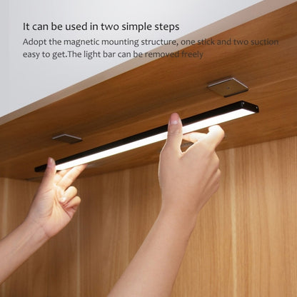 20 ซม.Original Xiaomi Youpin YEELIGHT LED สมาร์ท Motion Sensor Light Bar ชาร์จตู้เสื้อผ้าตู้ Corridor โคมไฟติดผนัง, 20cm