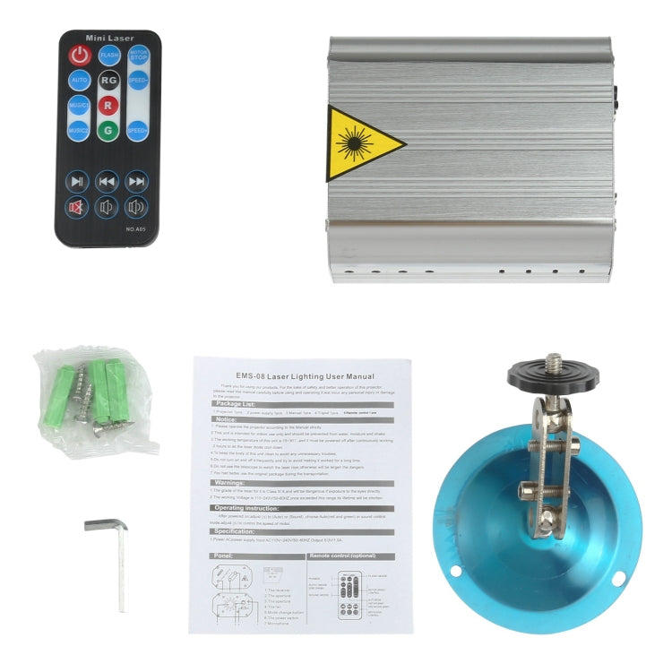 EMS-08 5V ไฟเวทีเลเซอร์ LED