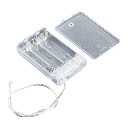 กล่องแบตเตอรี่ไฟ LED 3V สำหรับแบตเตอรี่ AA 3 1.5V