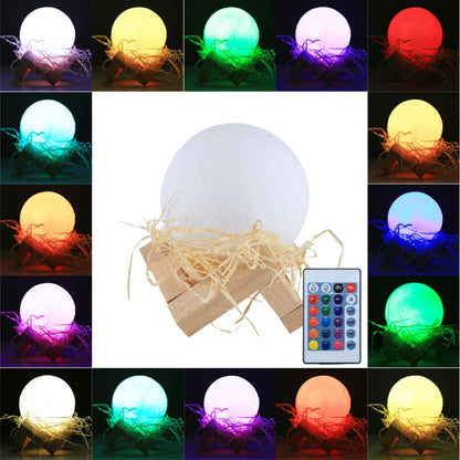 การชาร์จ USB การเปลี่ยนไฟ LED ประหยัดพลังงาน 16 สีพร้อมฐานยึดไม้และรีโมทคอนโทรล, Touch with Remote Control 16-color(8cm)