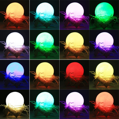 การชาร์จ USB การเปลี่ยนไฟ LED ประหยัดพลังงาน 16 สีพร้อมฐานยึดไม้และรีโมทคอนโทรล, Touch with Remote Control 16-color(8cm)