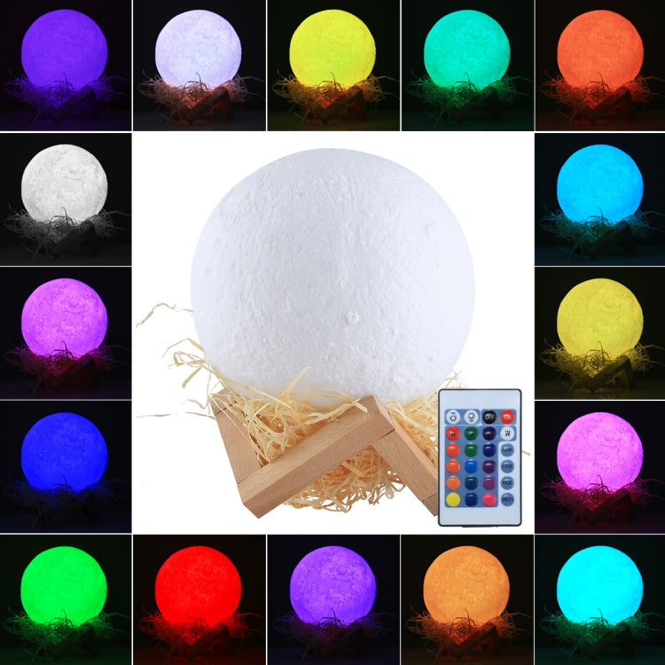 การชาร์จ USB การเปลี่ยนไฟ LED ประหยัดพลังงาน 16 สีพร้อมฐานยึดไม้และรีโมทคอนโทรล, Touch with Remote Control 16-color(15cm)