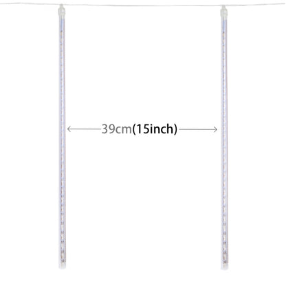 ไฟตกแต่ง LED, เส้นผ่านศูนย์กลางท่อ: 1.2 ซม., AC 100-240V, US, EU ปลั๊กเสริม, 8PCS 50cm/Blue, 8PCS 50cm/Colorful, 8PCS 50cm/White